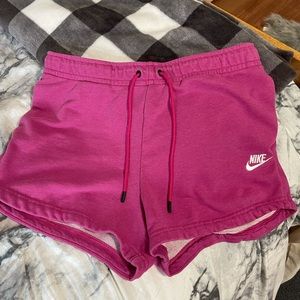 Pink Nike woman’s shorts